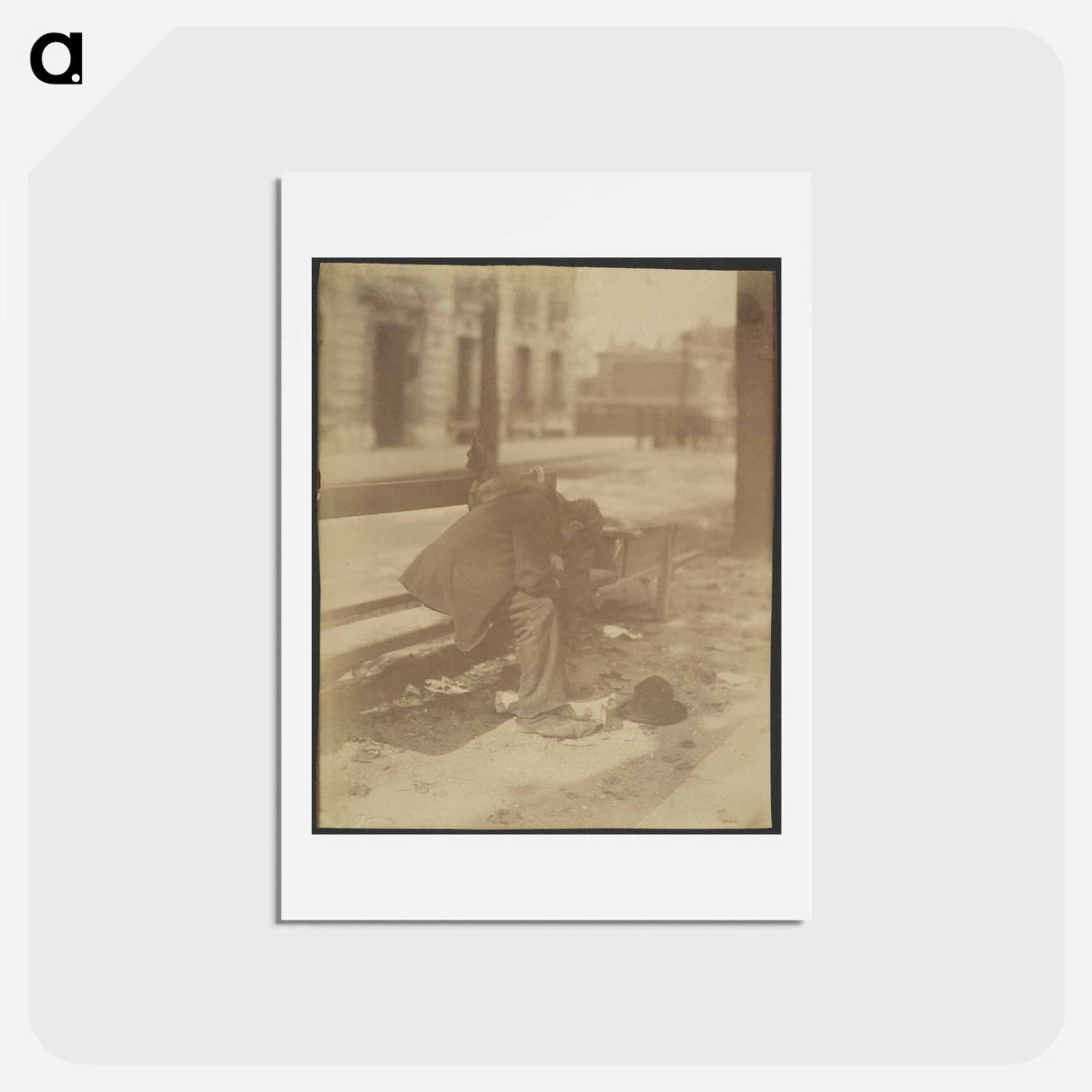 アートポストカード-Seated Vagrant
- ウジェーヌ アジェ Postcard.