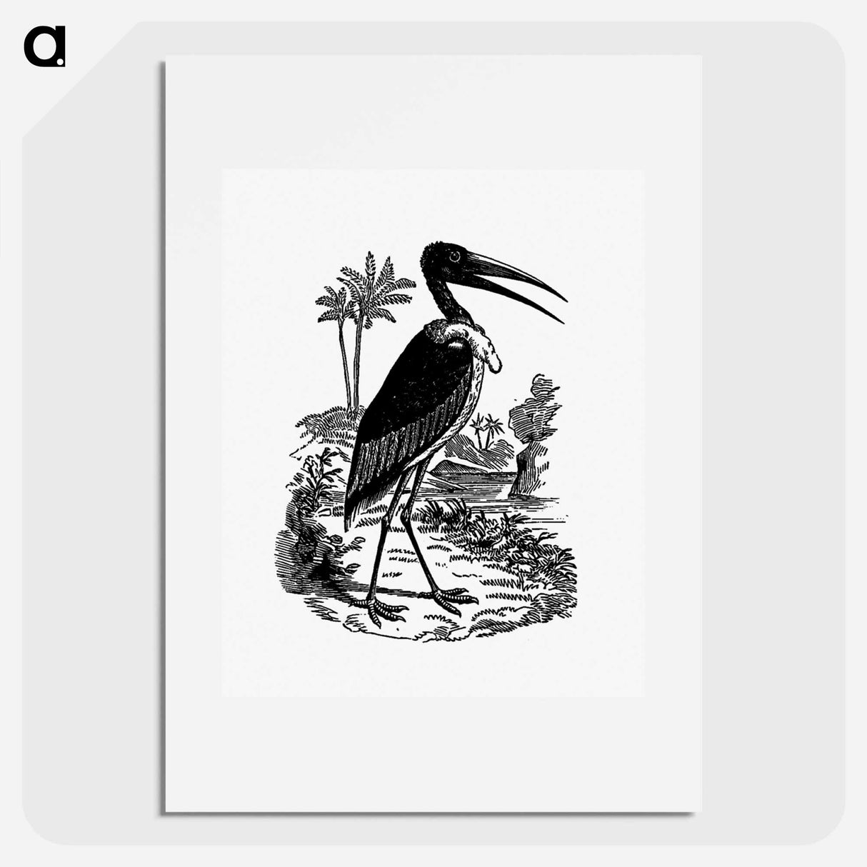アートポスター-Greater Adjutant
- 大英図書館 Poster.