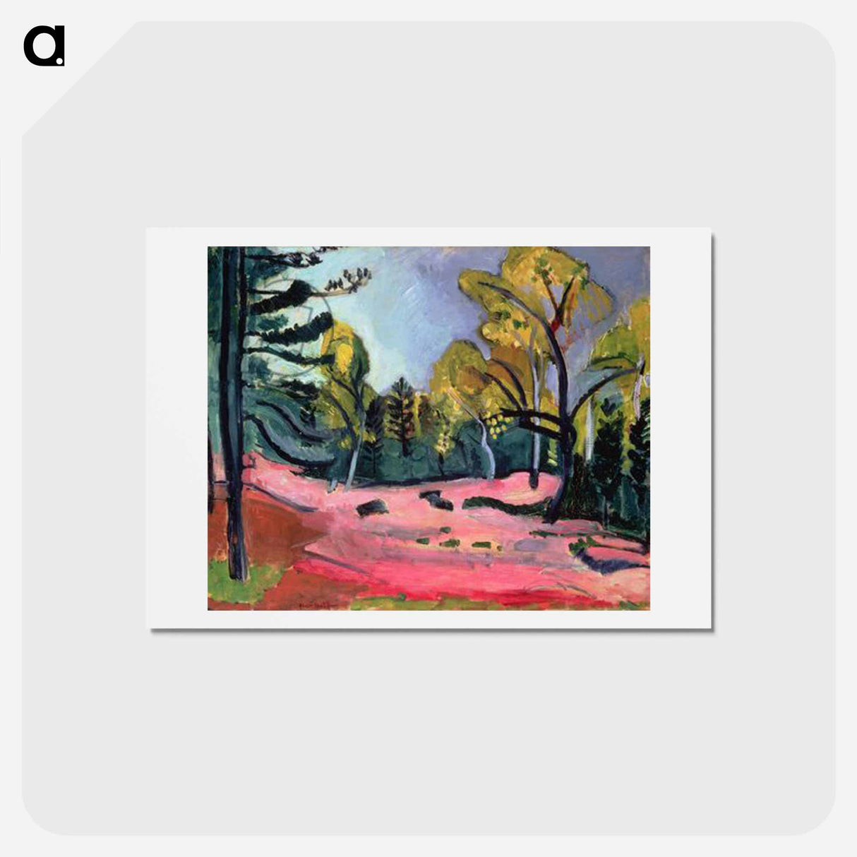 アートポストカード-Landscape - アンリ マティス Postcard.