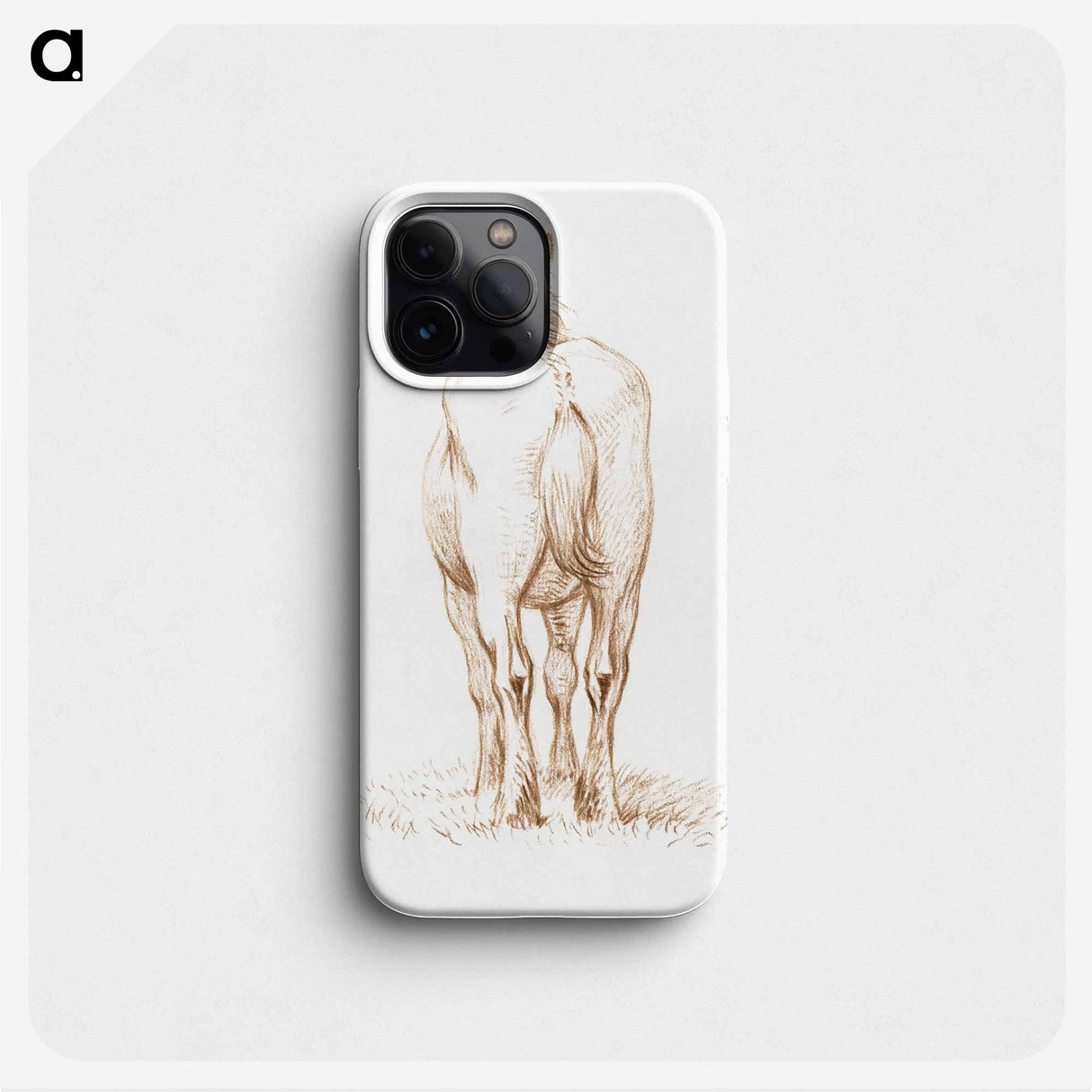 Standing horse - ジャン ベルナール Phone Case.