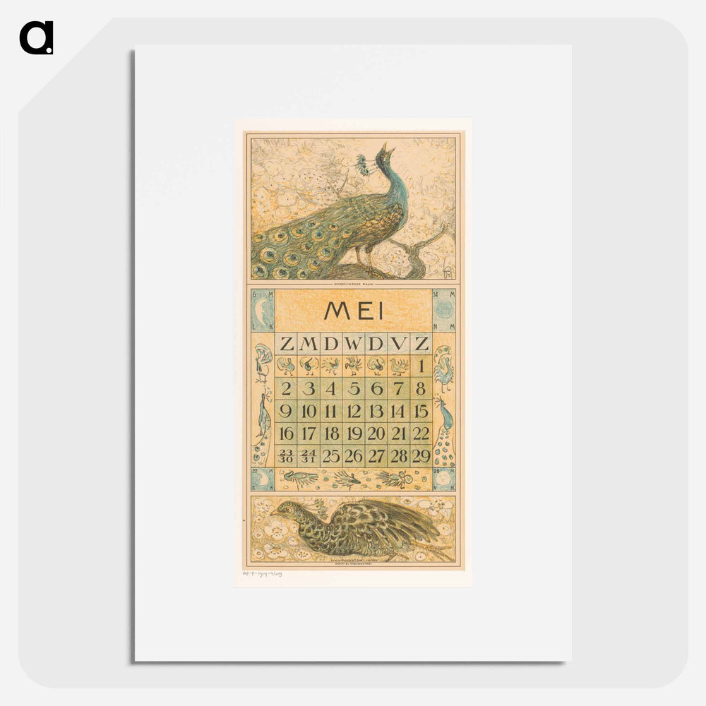 My calendar is coming - Theo van Hoytema Poster.