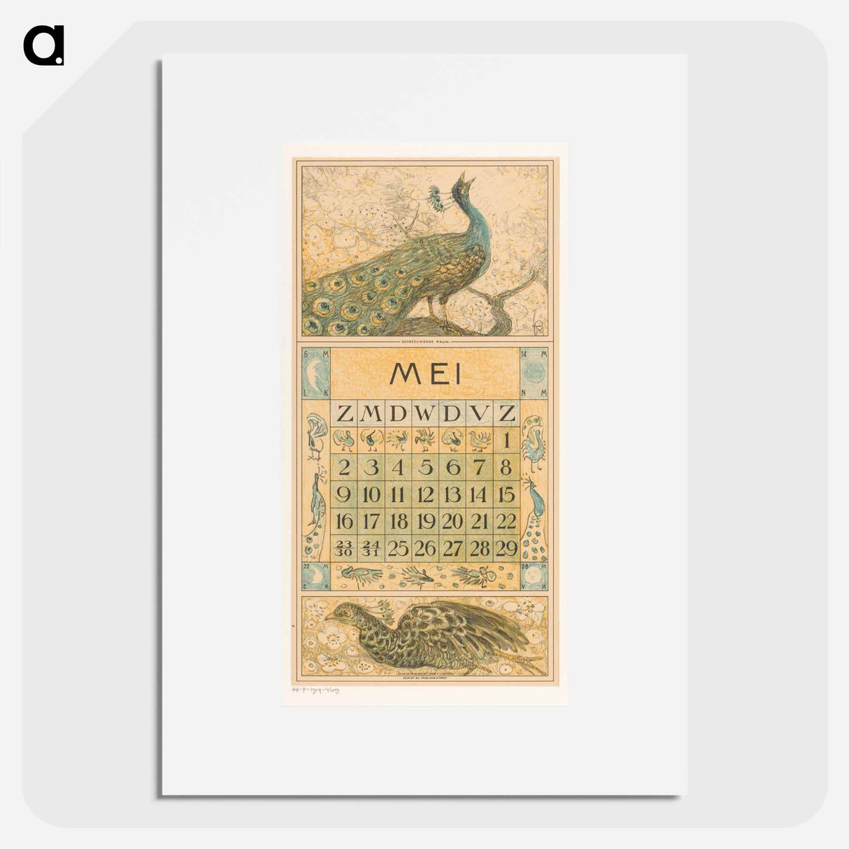 My calendar is coming - Theo van Hoytema Poster.