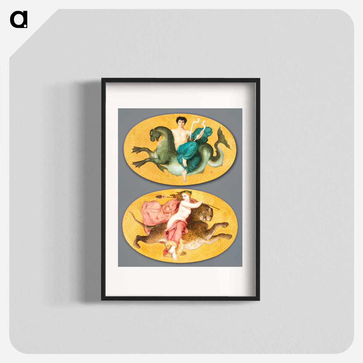 アートポスター-Arion on a Sea Horse and Bacchante on a Panther
- クリーブランド美術館 Poster.