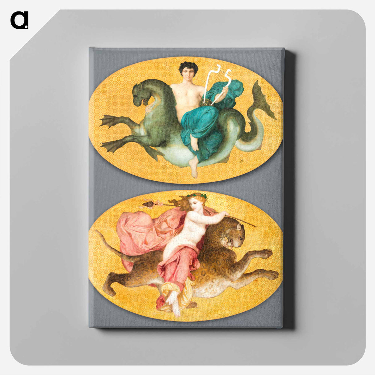 アートパネル-Arion on a Sea Horse and Bacchante on a Panther
- クリーブランド美術館 Canvas.