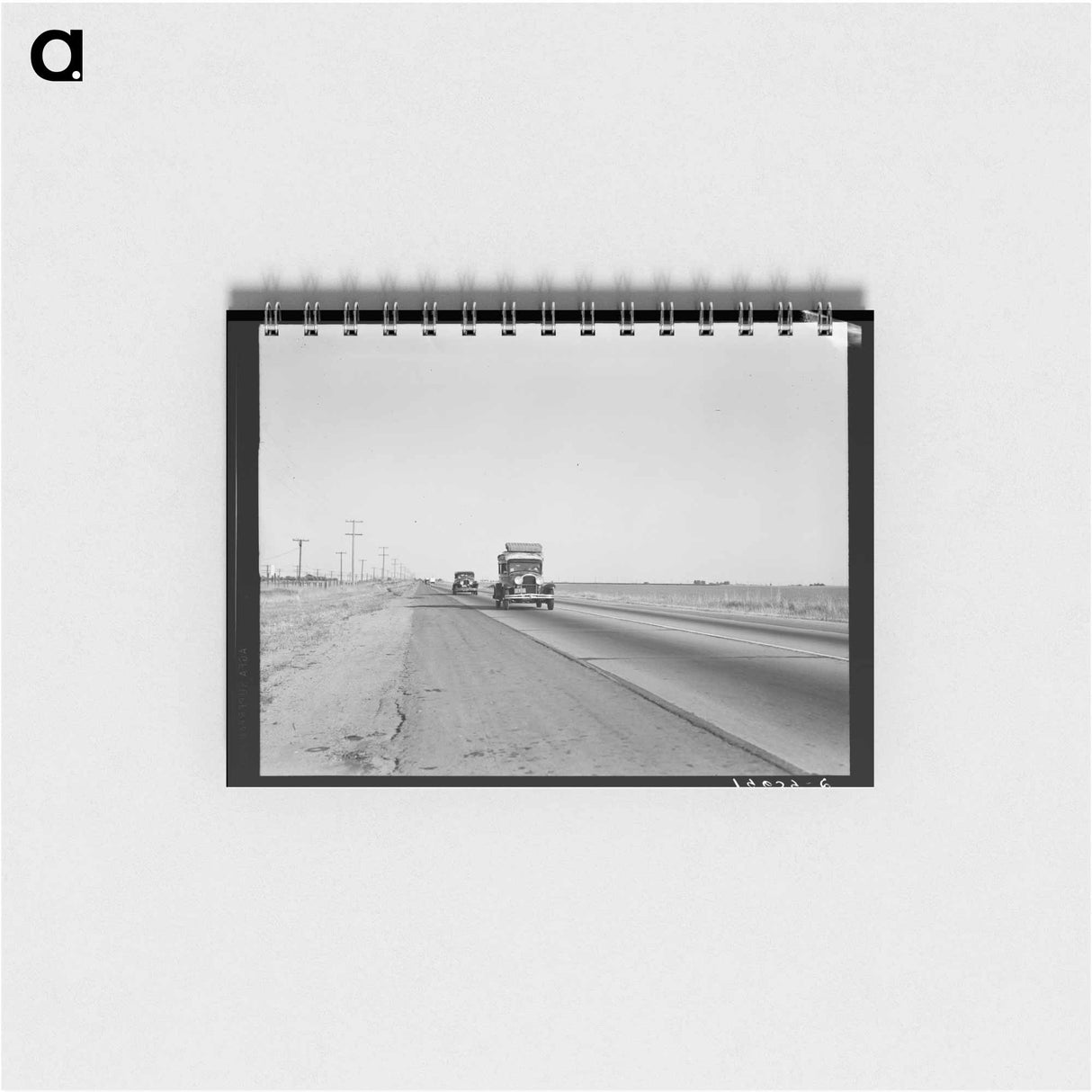 アートメモ帳-Between Tulare and Fresno - ドロテア ラング Memo.
