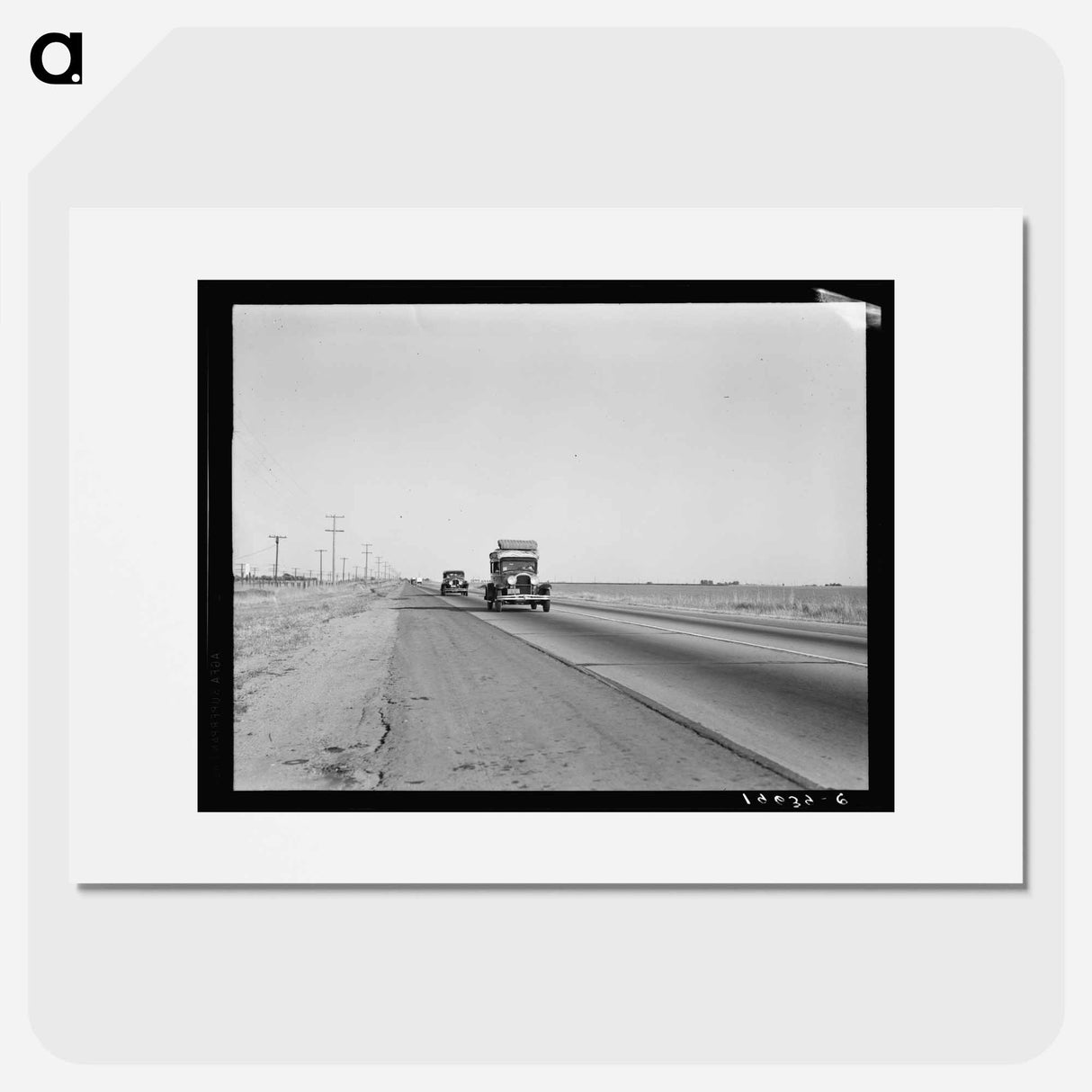 アートポスター-Between Tulare and Fresno - ドロテア ラング Poster.