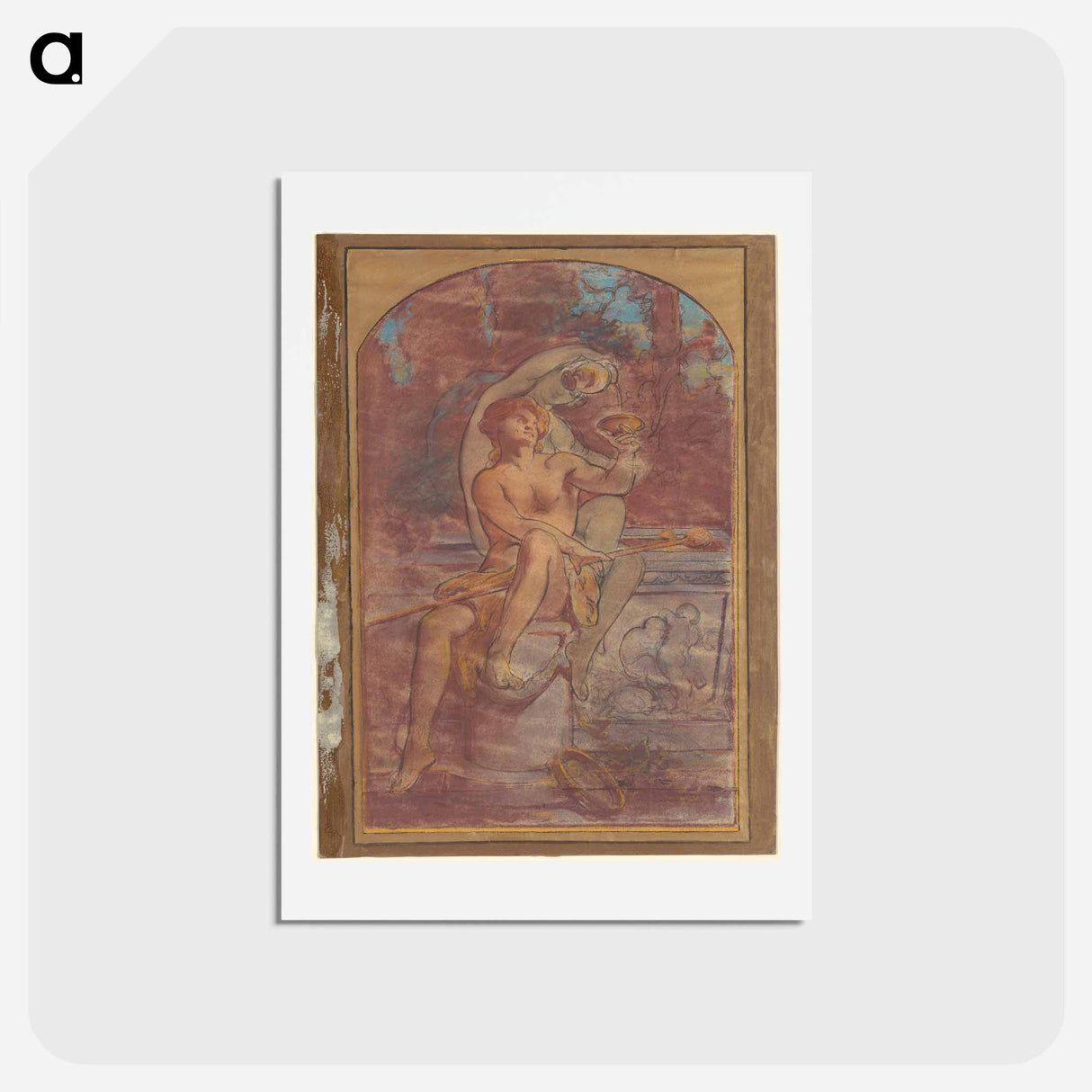 アートポストカード-Bacchus - ジョン シンガー サージェント Postcard.