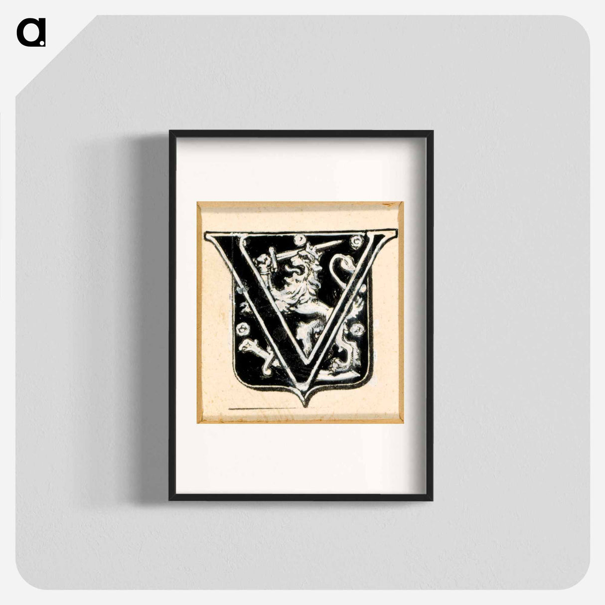 Vänrikki stool -runon alkukirjain v - アルバート エーデルフェルト Poster.