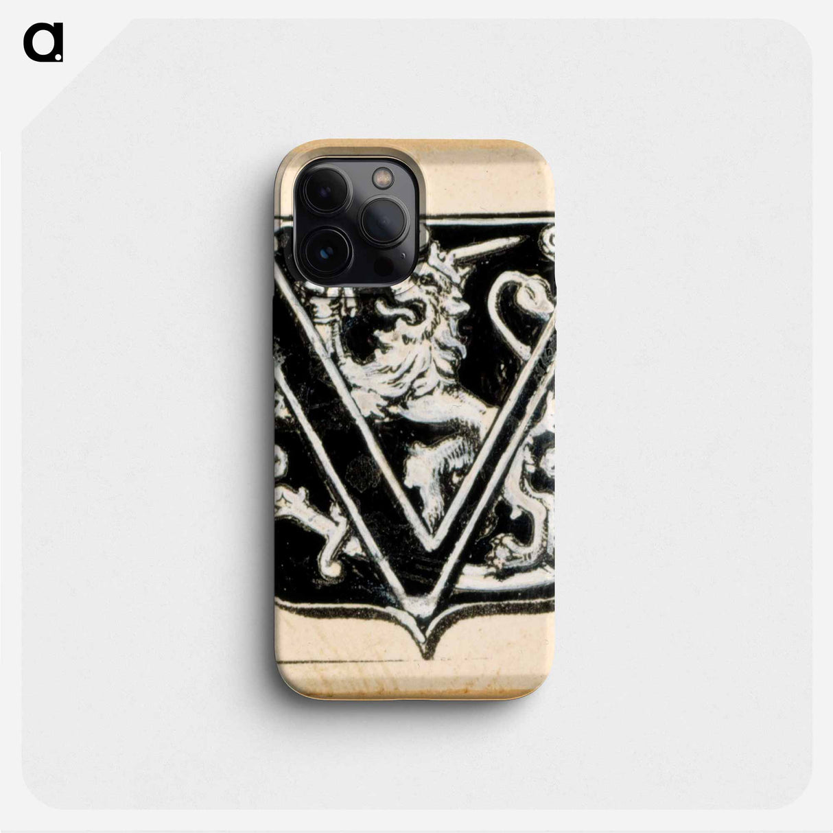 Vänrikki stool -runon alkukirjain v - アルバート エーデルフェルト Phone Case.