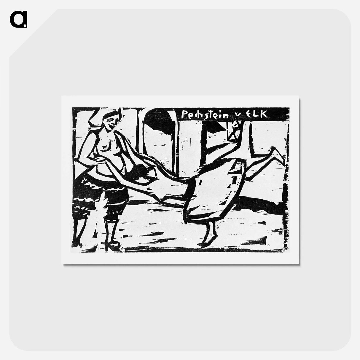 アートポストカード-Dance - エルンスト ルートヴィヒ キルヒナー Postcard.