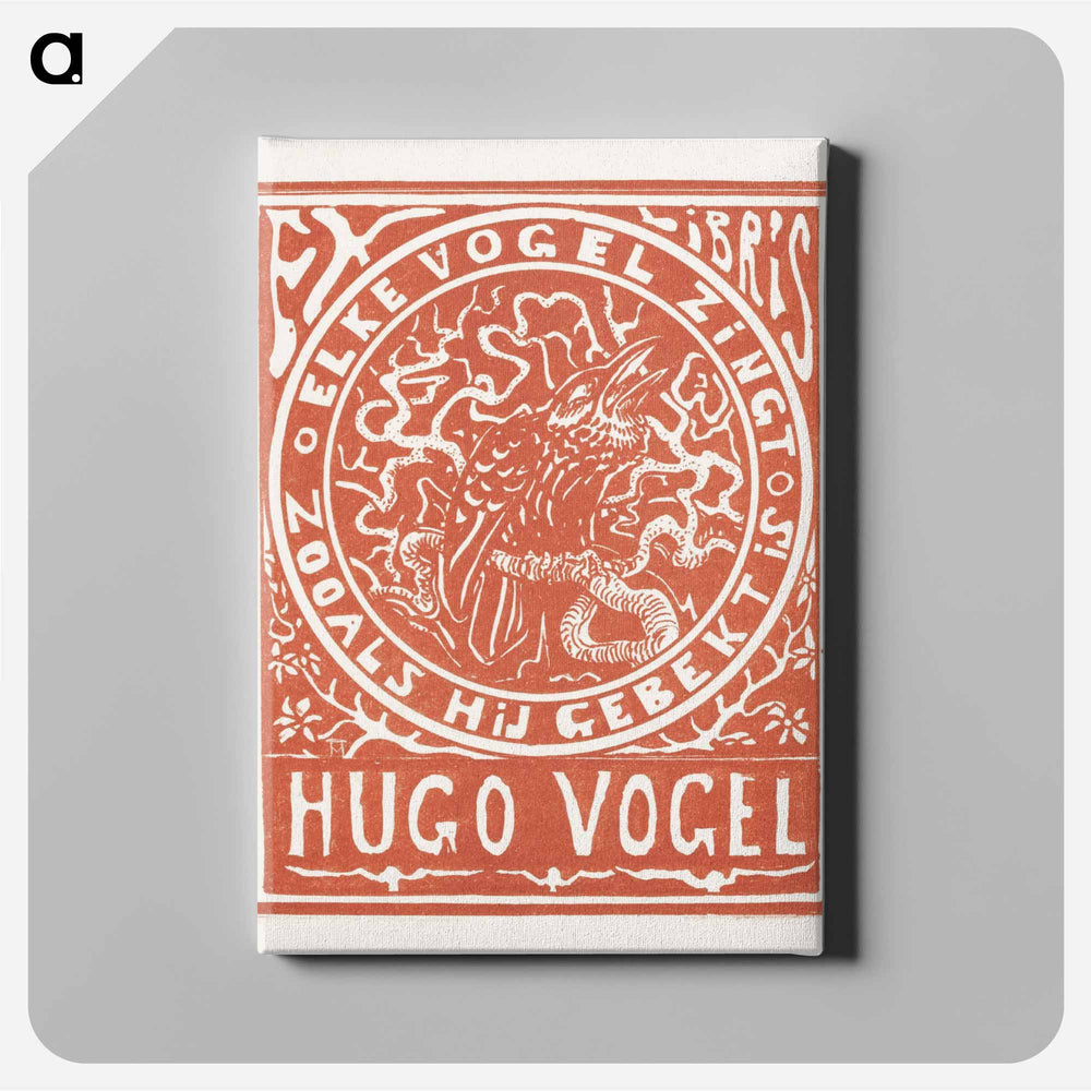 Ex libris van Hugo Vogel - Theo van Hoytema Canvas.