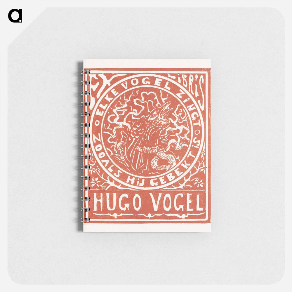 Ex libris van Hugo Vogel - テオ ヴァン ホイテマ Memo.
