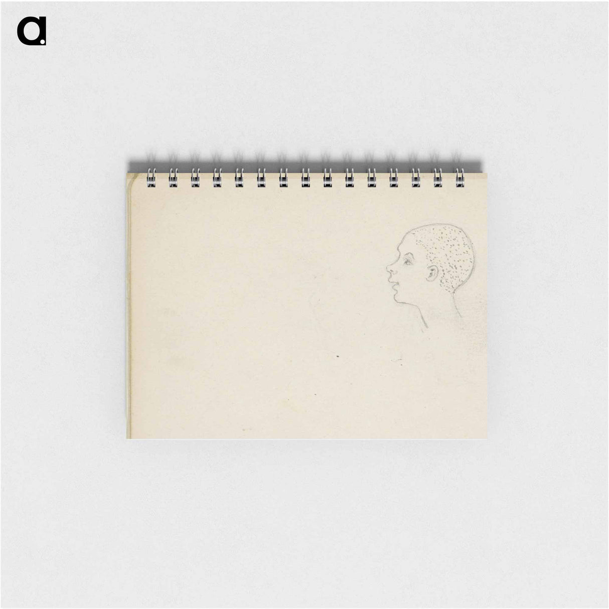 Vrouwenkop met kort stekelhaar - ユリー デ フラーハ Memo.