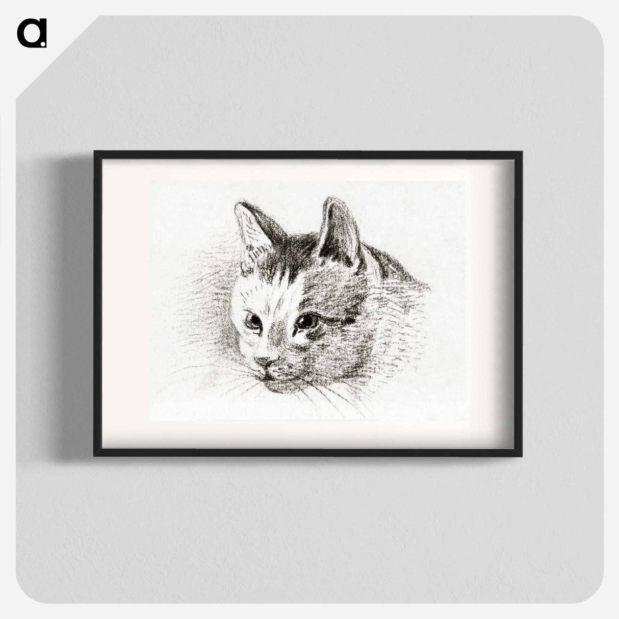 Sketch of a cat - ジャン ベルナール Poster.