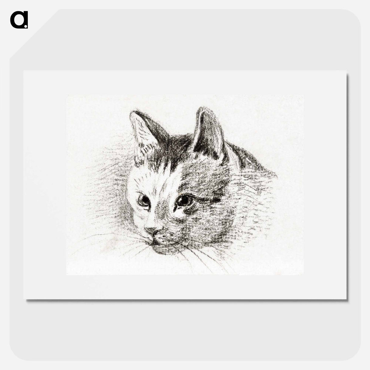 Sketch of a cat - ジャン ベルナール Poster.