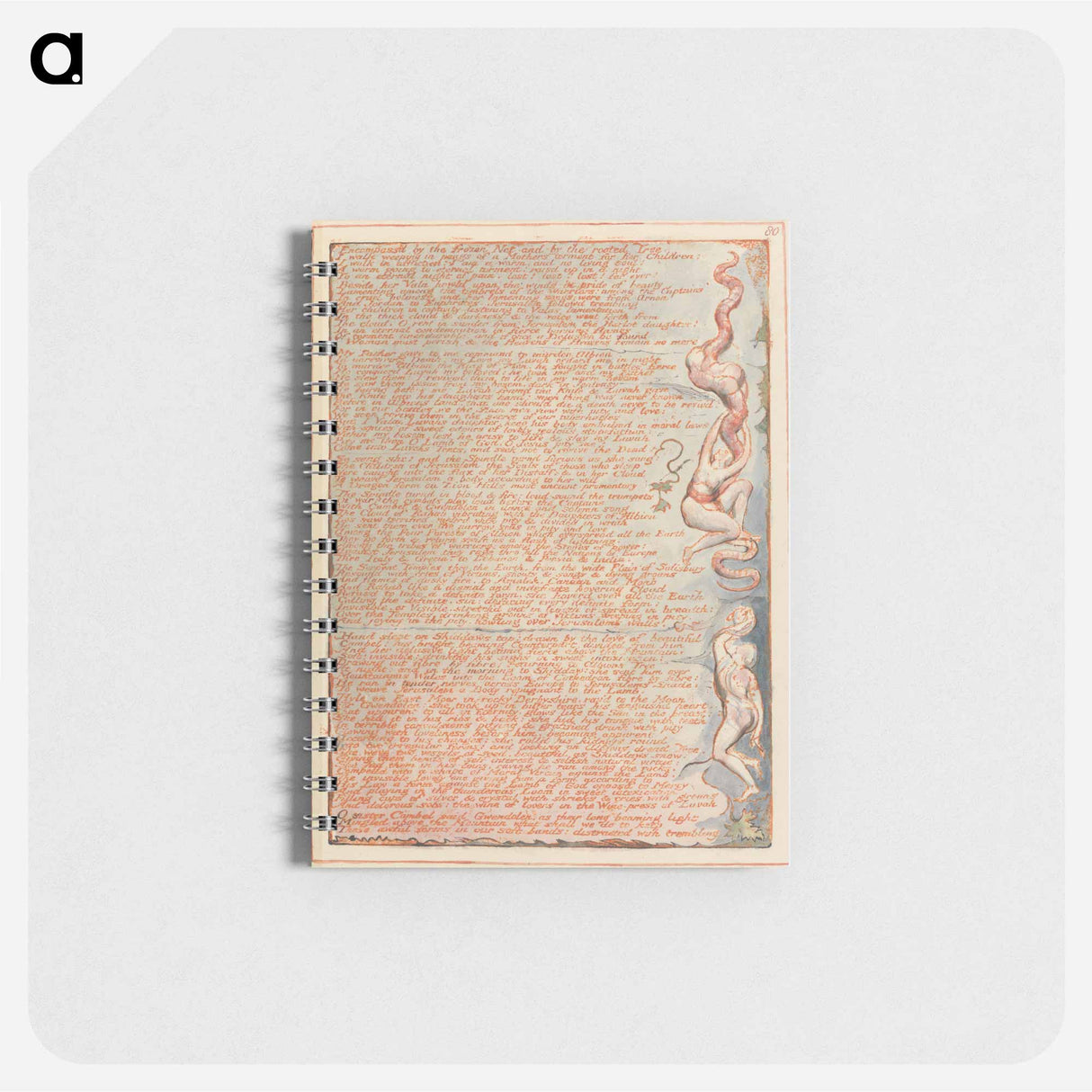 Jerusalem, Plate 80 - ウィリアム ブレイク Memo.
