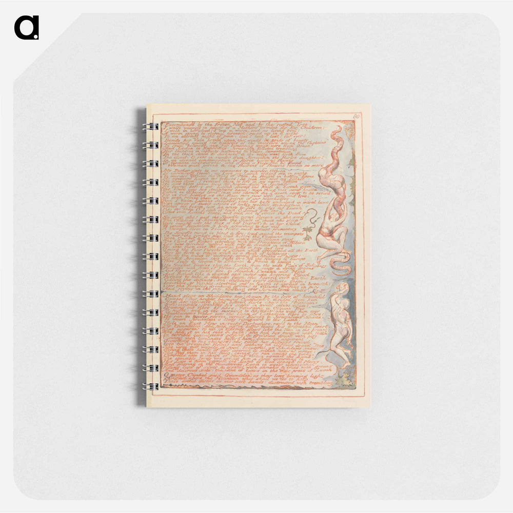 Jerusalem, Plate 80 - ウィリアム ブレイク Memo.
