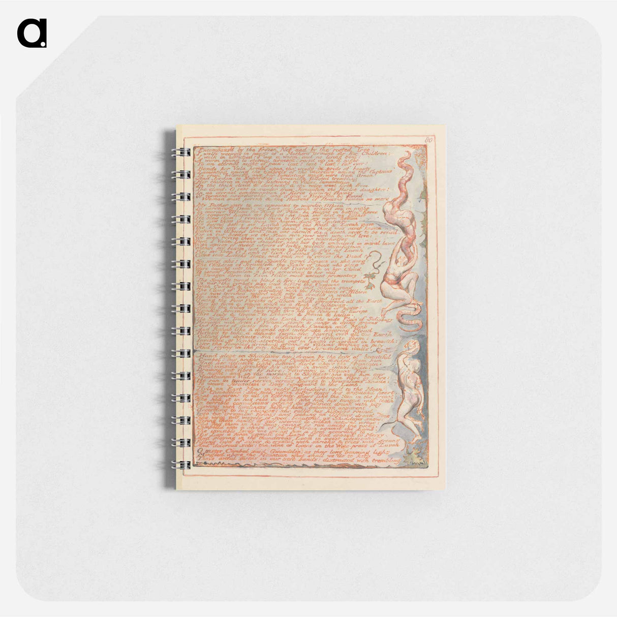 Jerusalem, Plate 80 - ウィリアム ブレイク Memo.