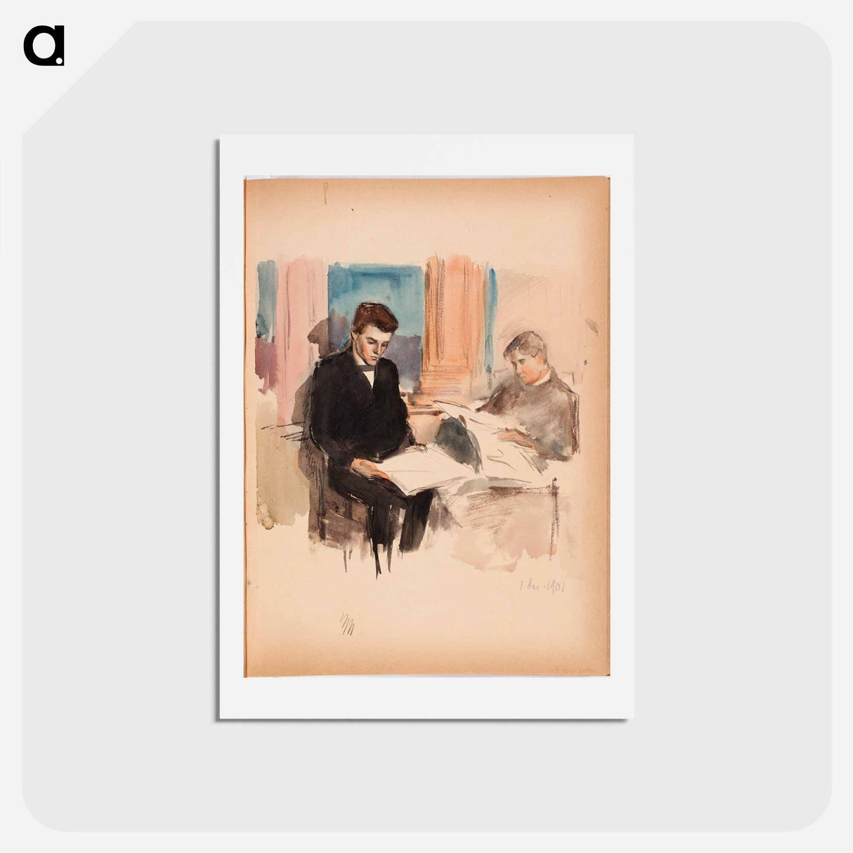 (unknown) - アルバート エーデルフェルト Postcard.