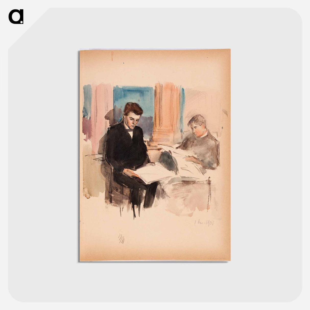 (unknown) - アルバート エーデルフェルト Postcard.