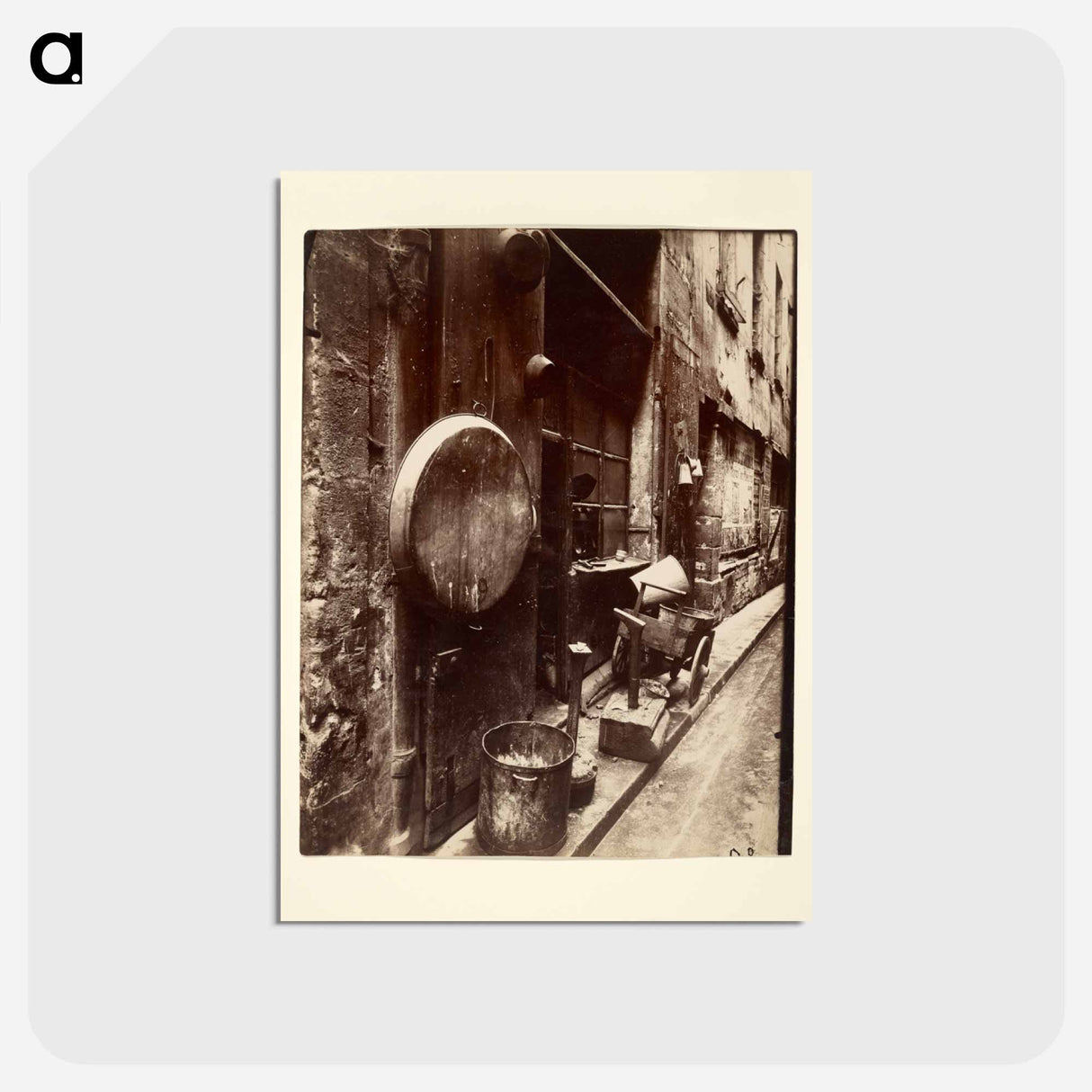 アートポストカード-Rue de La Reynie
- ウジェーヌ アジェ Postcard.