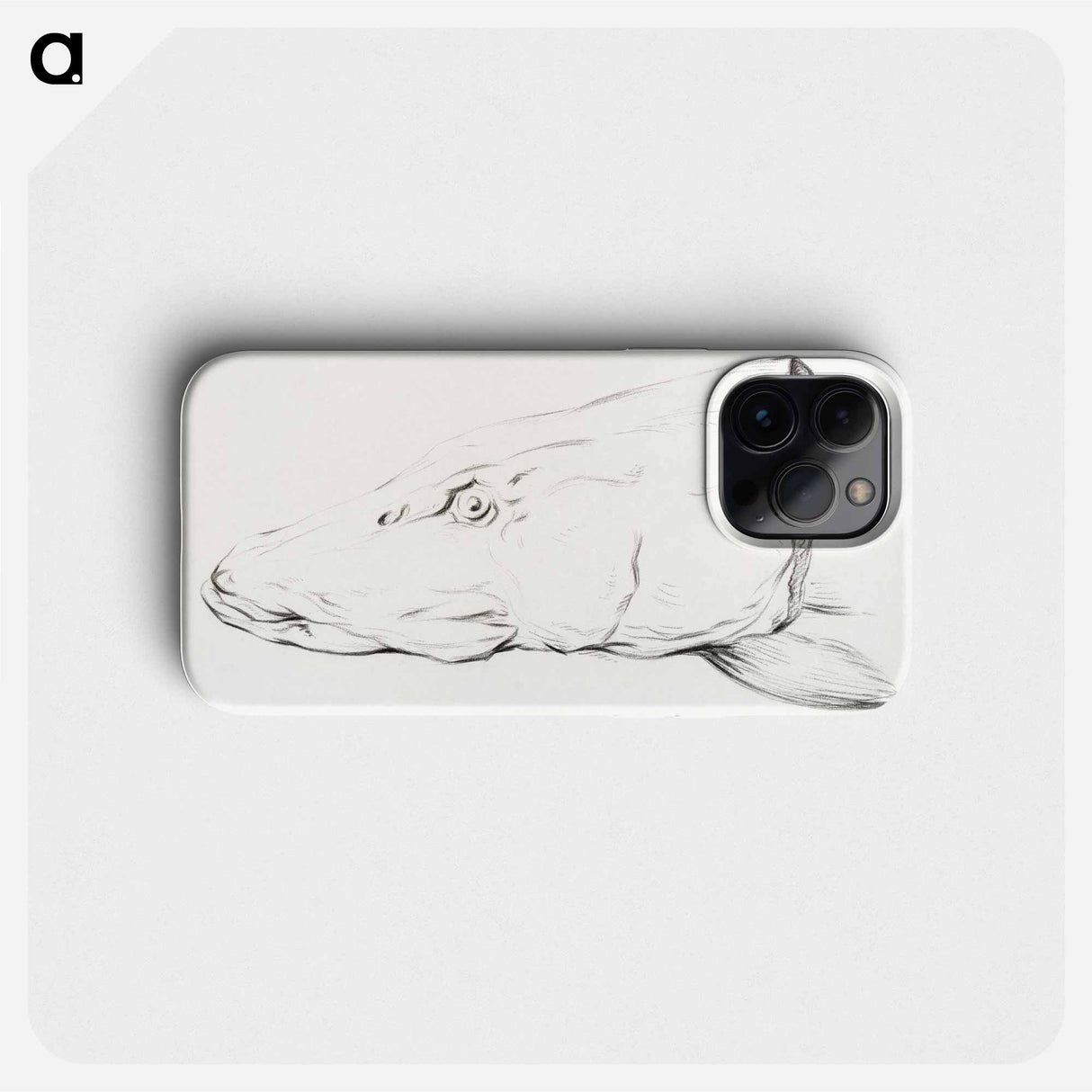 Head of a pike - Jean Bernard Phone Case.