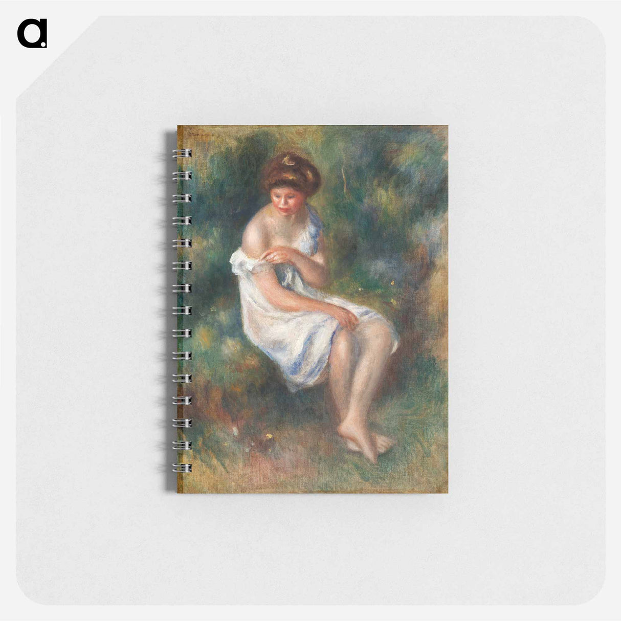 The Bather - ピエール オーギュスト ルノワール Memo.