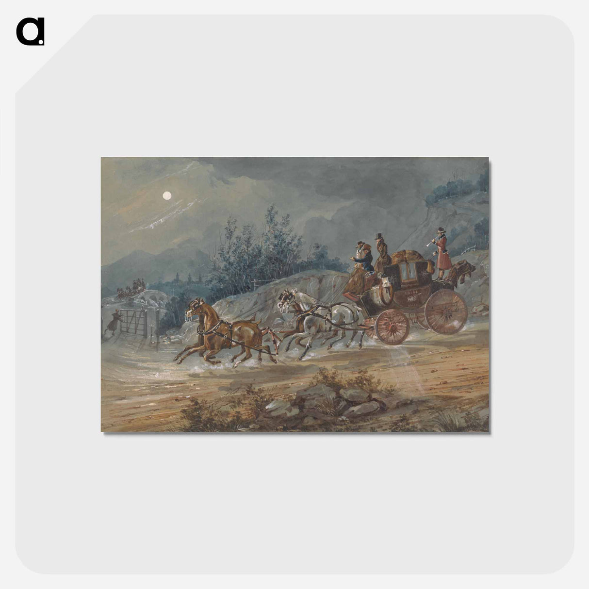 アートポストカード-The London-Dumphries Royal Mail
- イェール大学アートギャラリー Postcard.