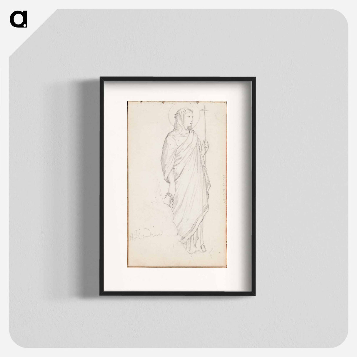 (unknown) part of a sketchbook - アルバート エーデルフェルト Poster.