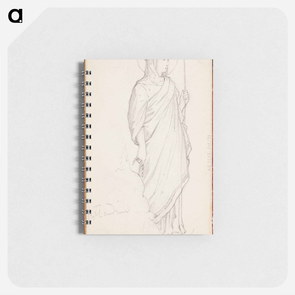 アートメモ帳-(unknown) part of a sketchbook - アルバート エーデルフェルト Memo.