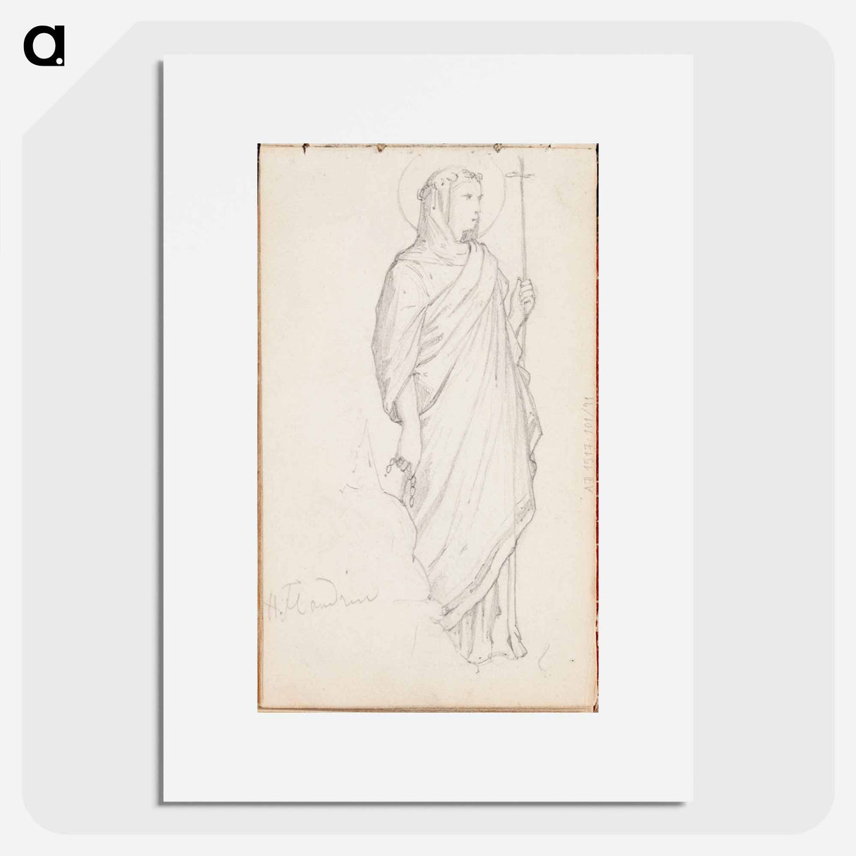 (unknown) part of a sketchbook - アルバート エーデルフェルト Poster.