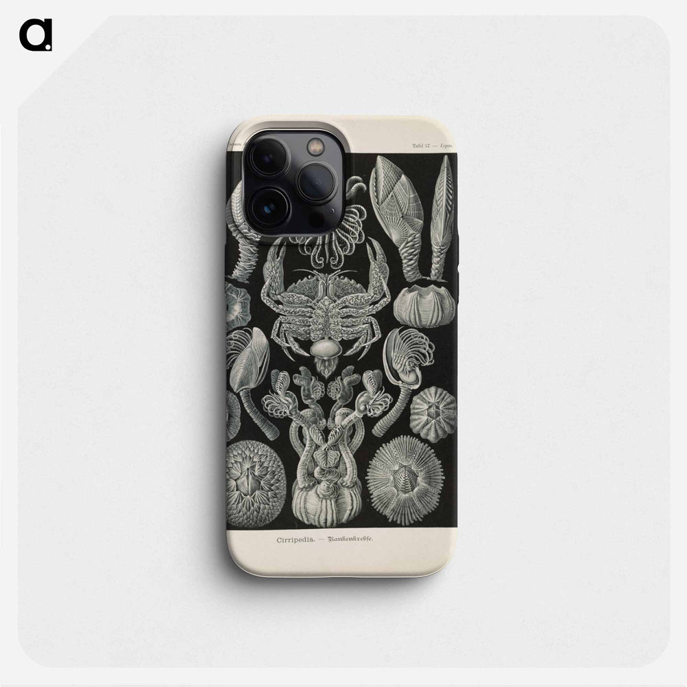 Marine life illustration - エルンスト ヘッケル Phone Case.