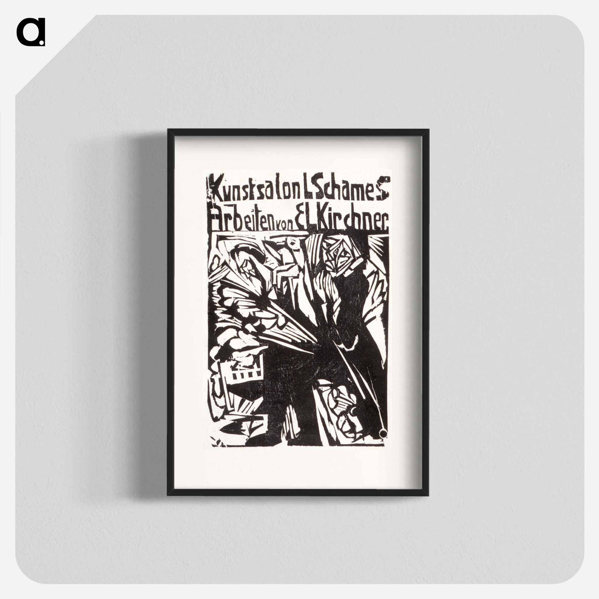 アートポスター-Catalogue of the E. L. Kirchner exhibition, Galerie Schames, Frankfurt - エルンスト ルートヴィヒ キルヒナー Poster.