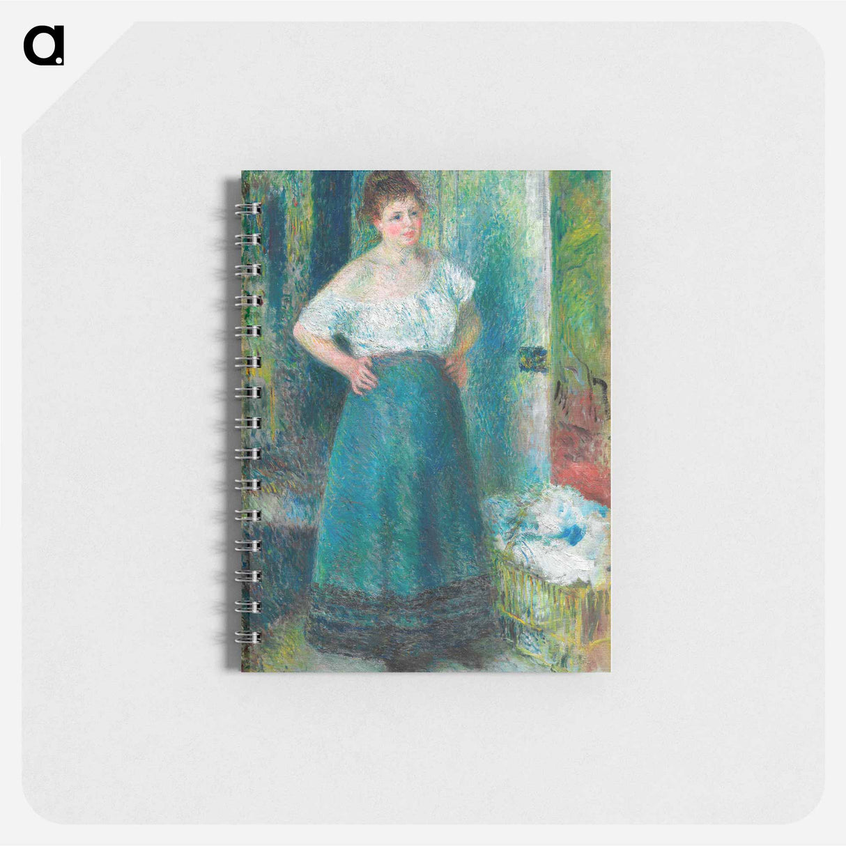 The Laundress - ピエール オーギュスト ルノワール Memo.