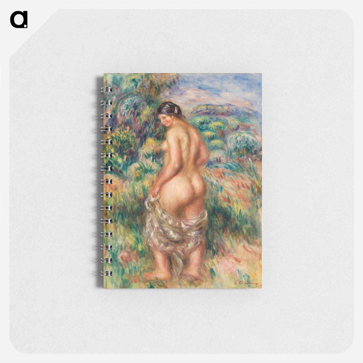 Standing Bather - ピエール オーギュスト ルノワール Memo.