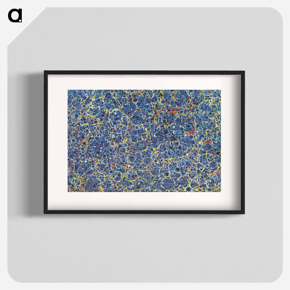 アートポスター-Blue Granite Pattern
- 大英図書館 Poster.
