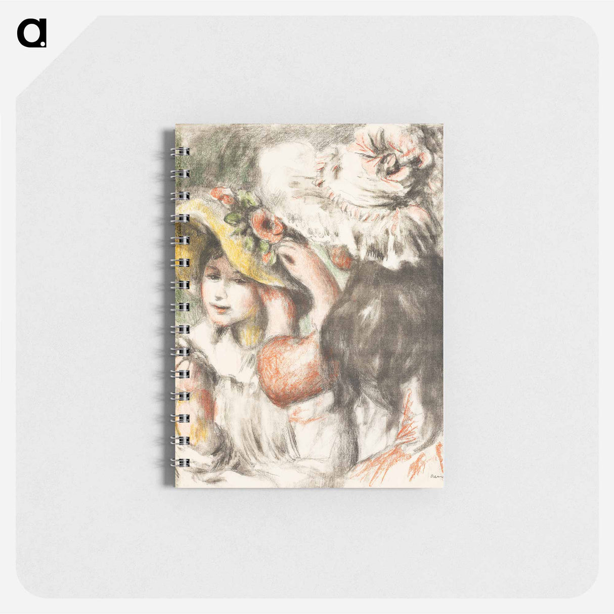 Pinning the Hat - ピエール オーギュスト ルノワール Memo.