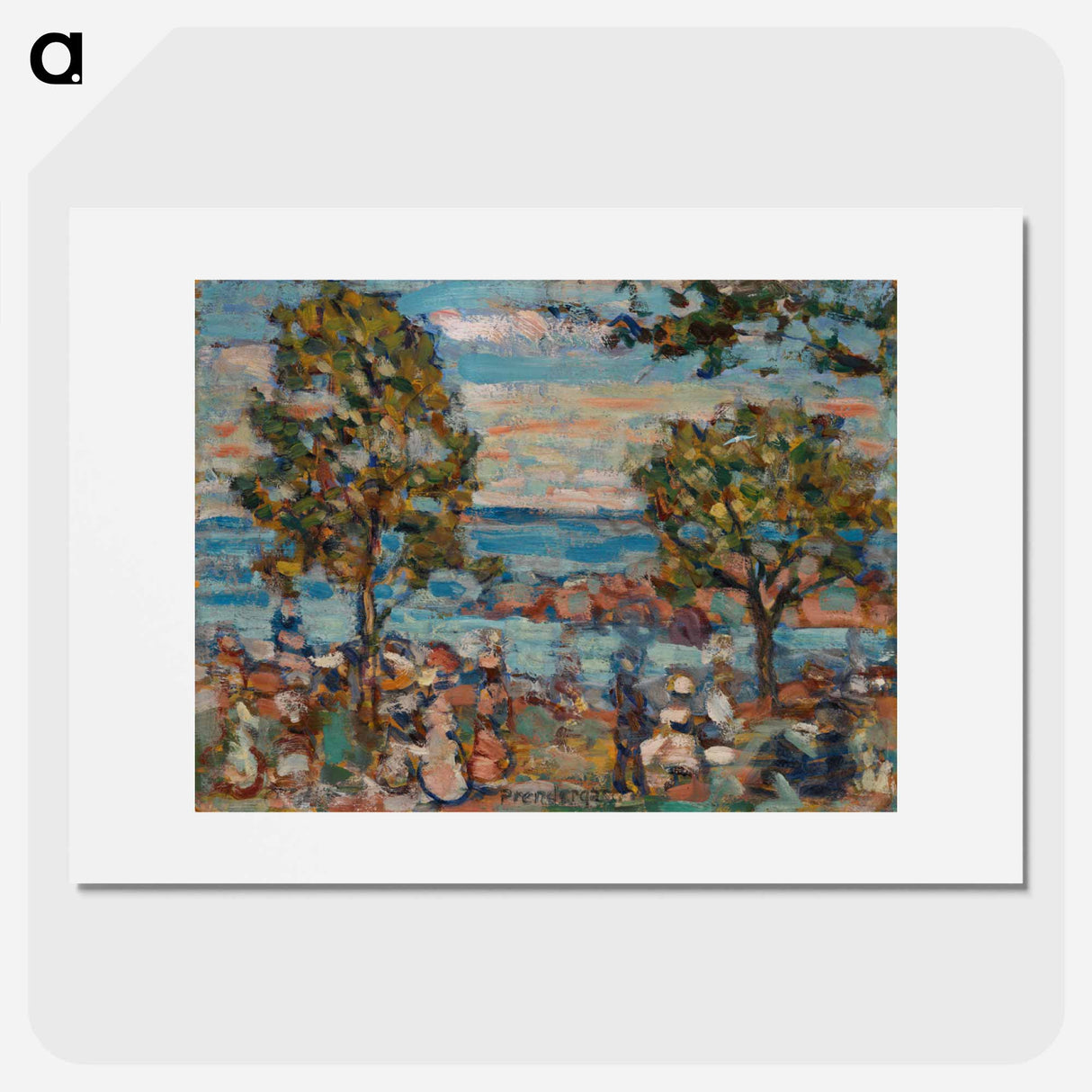 アートポスター-Beach Scene with Two Trees
- バーンズ・コレクション Poster.