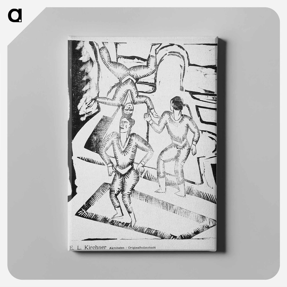 アートパネル-Acrobats - エルンスト ルートヴィヒ キルヒナー Canvas.