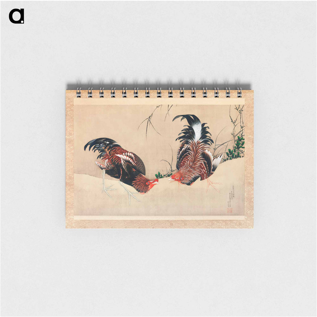 Gamecocks - 葛飾 北斎 Memo.