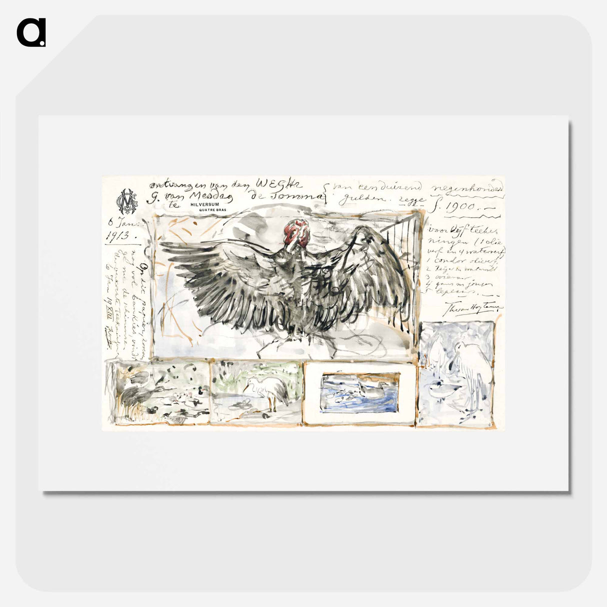 See what others think of van vogels - Theo van Hoytema Poster.