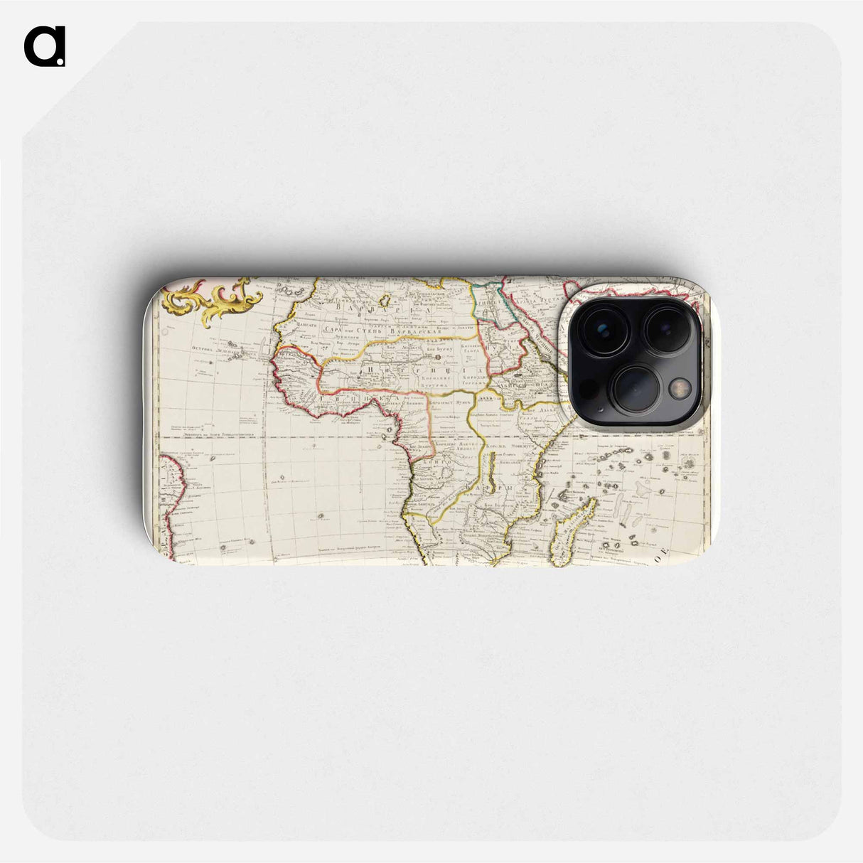 Map of Africa - アンティーク地図 Phone Case.