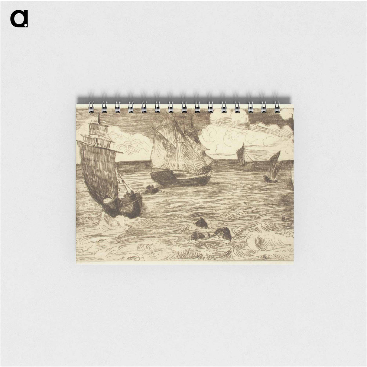 Marin med segelbåtar - エドゥアール マネ Memo.