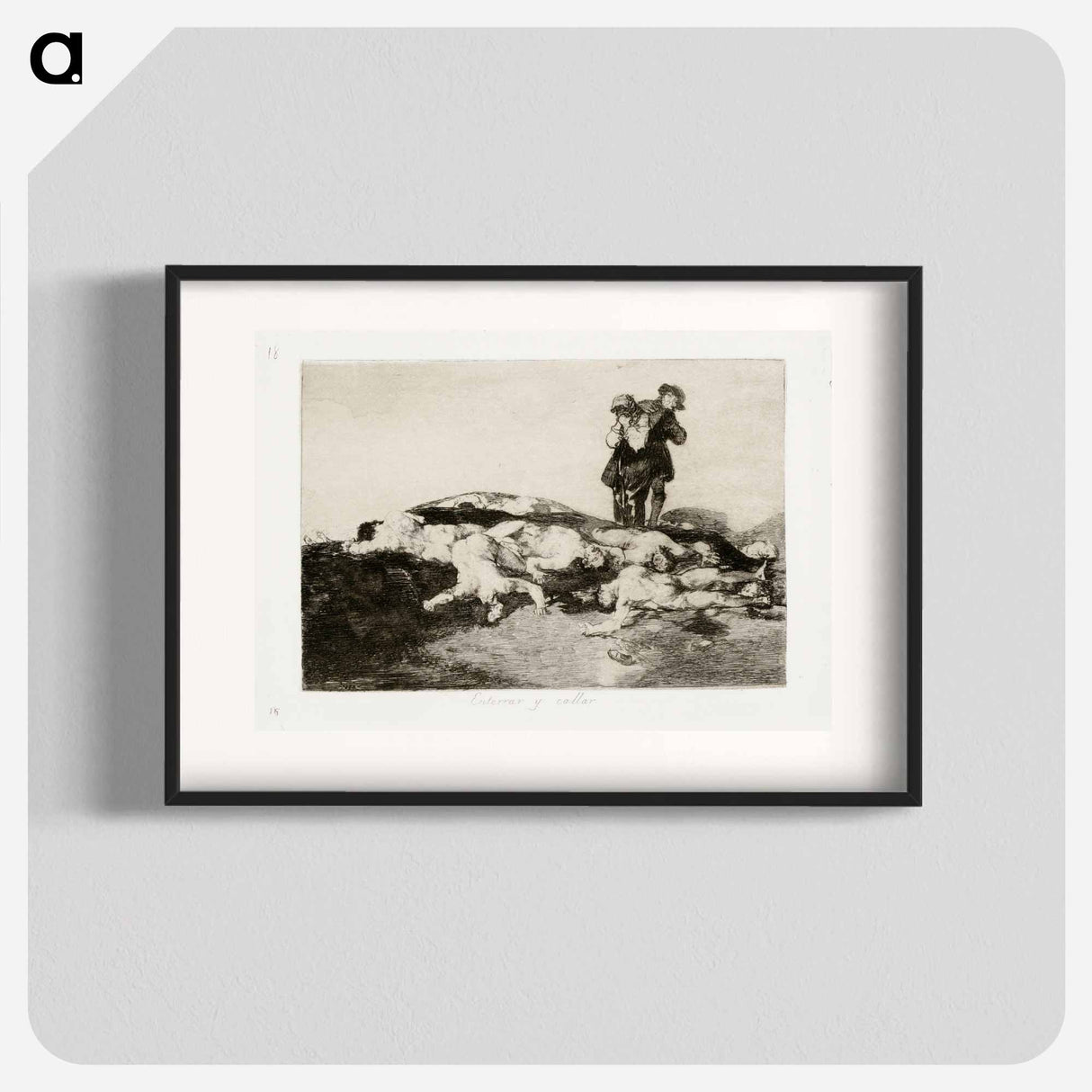 Haudata ja vaieta - フランシスコ デ ゴヤ Poster.