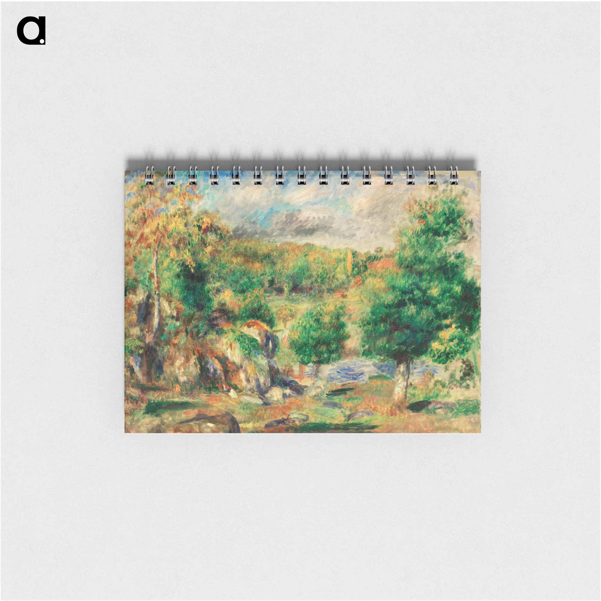 Chestnut Trees, Pont-Aven - ピエール オーギュスト ルノワール Memo.