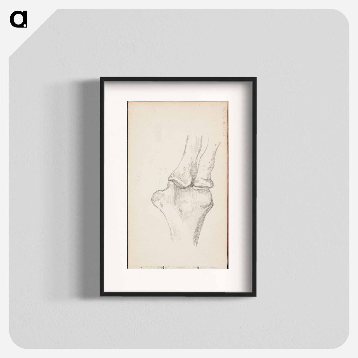 (unknown) part of a sketchbook - アルバート エーデルフェルト Poster.