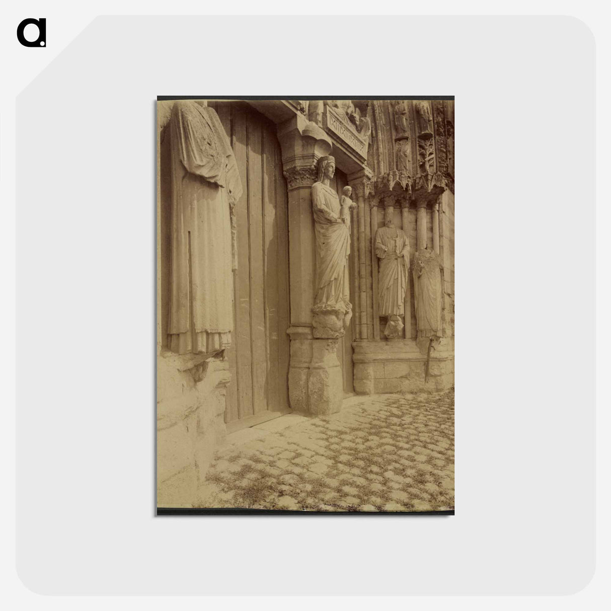 アートポストカード-Longpont, Eglise XV siècle
- ウジェーヌ アジェ Postcard.