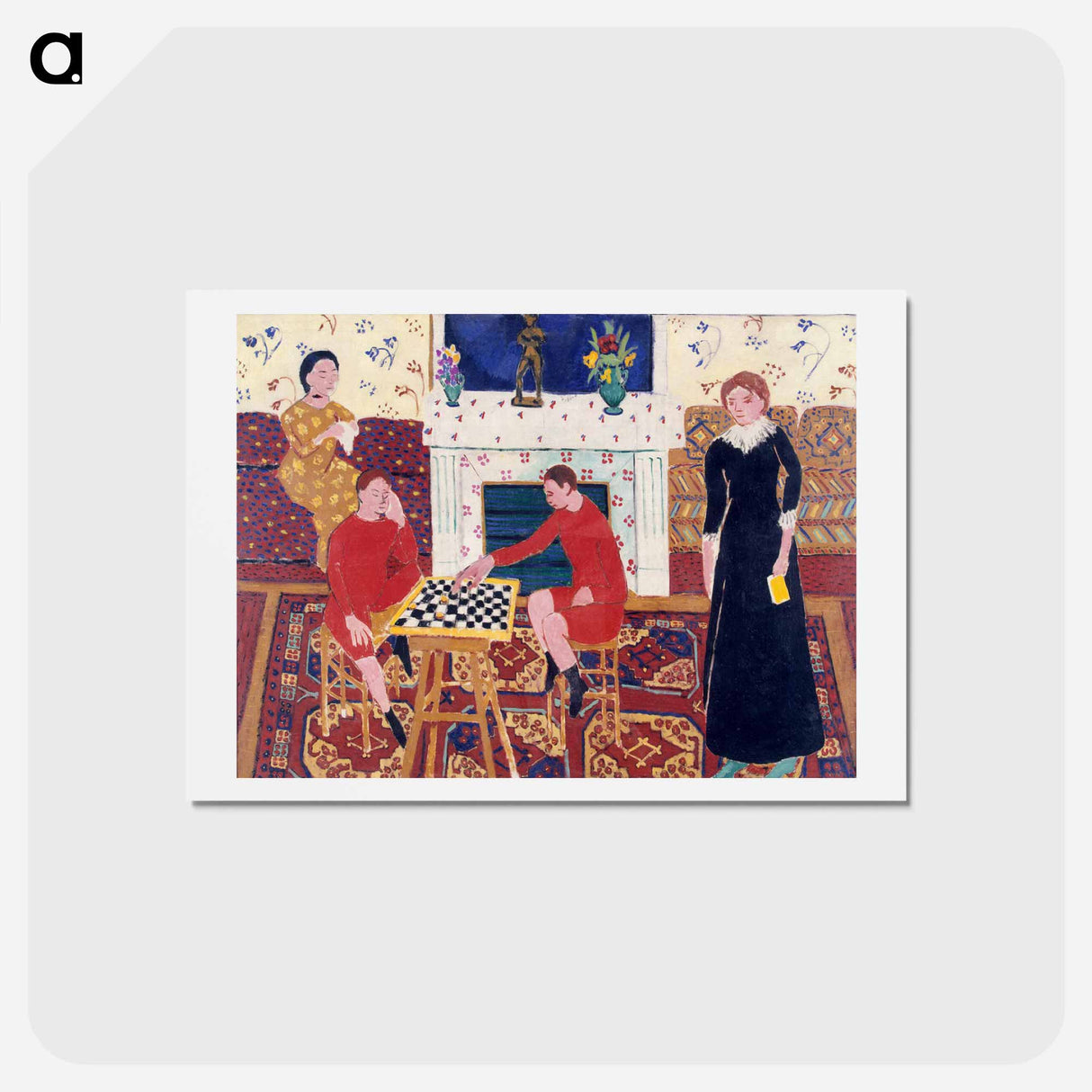 アートポストカード-Painter's Family - アンリ マティス Postcard.