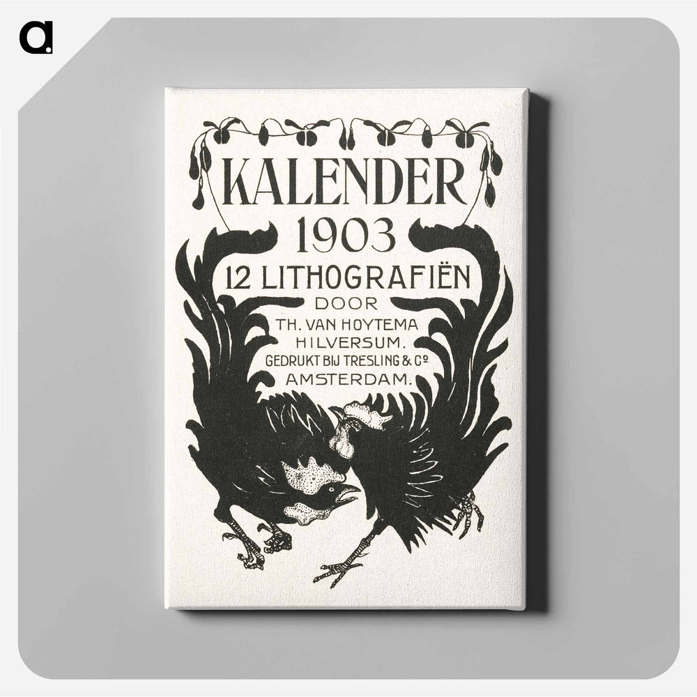 Drawing for calendar 1903 - Theo van Hoytema Canvas.