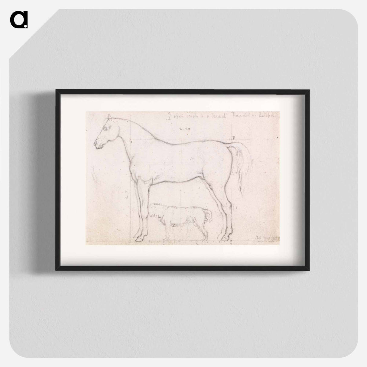 アートポスター-Anatomical Study of a Horse, Founded on `Eclipse'
- イェール大学アートギャラリー Poster.